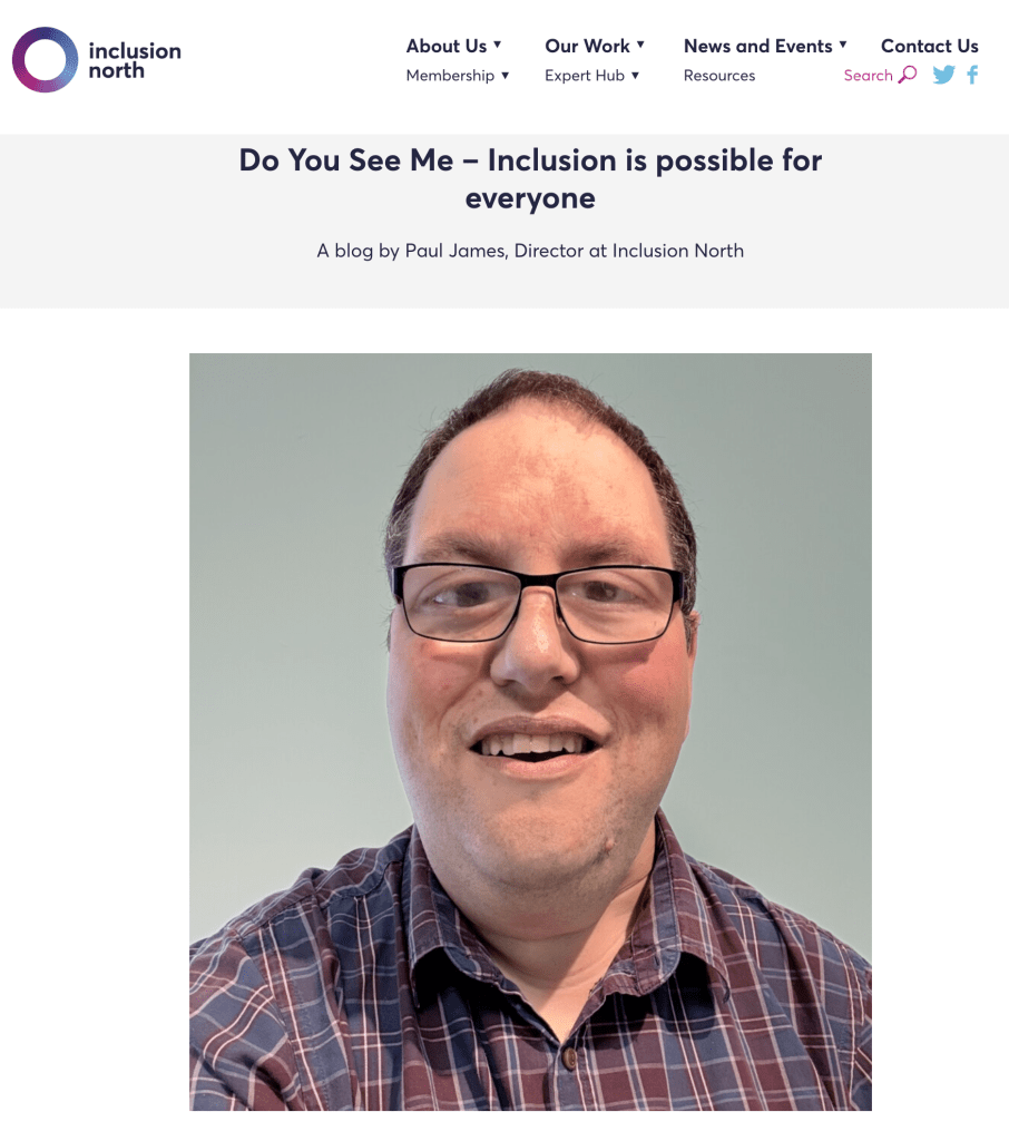 Paul James, patient adivser, publishes “Do You See Me – Inclusion is possible for everyone”
